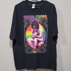 Frank Zappa T Shirt Men Size XL Black 1972 Retro Officially Licensed 100% Cotton